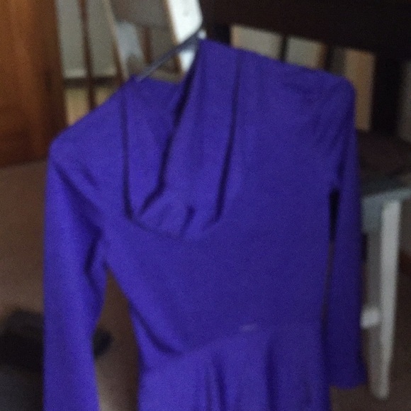 girls adidas purple long sleeve with hood - Picture 4 of 5